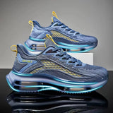 Men's Shoes 2025 New Spring And Autumn Sports Leisure Shoes Men's Air Cushion Running Shock Absorbing Trend