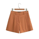 Autumn Style New Style Tooling Style Solid Color Slim Vest Shorts Leisure