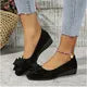 2025 New Large-Size Tip-Tloping Single Shoes Women's Bean Shoes Sports Casual