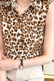 Women Blouse Vest Womens Shirts Sleeveless Blouses for Women Chiffon Ladies Tops Fashion Clothes Woman 2023 Vintage