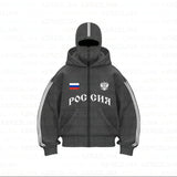 New Hot Double-Headed Zipper POK GHB Print Niche Design New Ninja