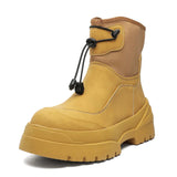 Zingj Men's Martin Boots 2024 New Platform Increased Outdoor Mountaineering Boots With Men's Boot