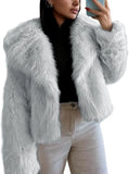 Imitation Fur Jacket Lady Loose Long-Sleeved Coat Toka Fox Hair In Autumn/Winter