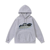 Rainbow Gradient Letter Tiger Head Printing Ins Trendy Sweater Trousers Jogging