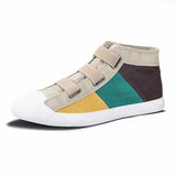 Autumn New Canvas Men's Spmelt Fashion Board Shoes Soft Soles Permeable One-Foot Casual Lazy Shoes