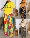 Spring And Summer New Fashion Loose Leisure Printing