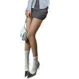 French Sandals 2025 New Summer Silver Water Drill High Heels Female Heel Dress Sister Lightly Familiar With The