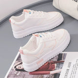 New Small White Shoes Women Breathable Spring And Autumn Fashion Shoes Students Leather Women's Shoes Flat
