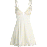 Ear Side Sexy Bare Back Pyjamas High-End Feeld Pyjamas Slings Pure Lust Wind Braid Sexy Sleeping