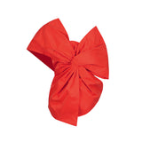 Zingj 2024 New Fashion Temperament Pure Color Asymmetric Collar Bow Decorative Splicing Design Sense Women's
