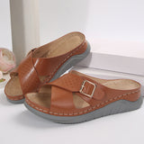Summer New Sloped Sandals Type Beach Sandals Women's Large Size Women's