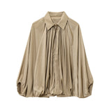 Women's Clothing 2025 Spring And Autumn Casual Collar Ponpong Bomber Jacket Coat Woman