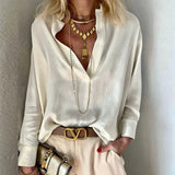 Spot 2025 Women's Spring New Solid Color Standing Collar Long Sleeve Bohemian Cotton Linen