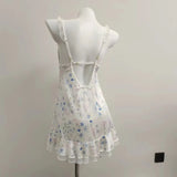 New Female Summer Crumbs With Cup Of Pajamas Pure Desire To Wear Slings Crumbs Printed Homewear