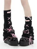 Goth Lace Up Belted Leg
