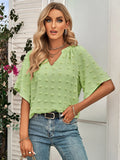 And Summer 2025 New Hot Style Women's Casual Style V Collar Pure Color Fur Ball Jacket