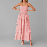 2025 New Women's Temperament Fashion Thromboic Long Dress