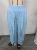 And Summer 2025 New Fashion Splendable Slim High Waist Open High Fork Trousers Loose Leisure