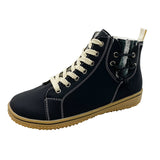 Boots Women's 2025 New Flat Heel Martin Boots Winter High-Top Single Shoes Women's Cotton
