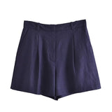 Autumn Style New Style Tooling Style Solid Color Slim Vest Shorts Leisure