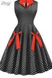 Casual Elegant Women Summer Dress Plaid Print Sleeveless Bow Midi Office Party Vintage Sundress Plus Size Robe Chic
