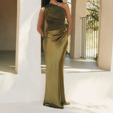 New Women's Round-Neck Sleeveless Pure Temperament Fashion Dress Collar Dress Dress