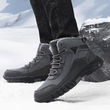 Hiking Large Snow Boots Men Plus Thick Sneakers Waterproof Cold To Keep Warm High-Tight Cotton Boots
