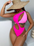 Zingj Bump Color Bikini 2023 Sexy Swimsuit Ebay One-Piece Swimsuit