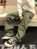 Men's Vintage Straight-Leg Cargo Pants- Outfit
