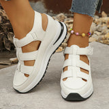 Casual Magic Stickers Women 2025 Summer And Autumn New Large Size Loose Cake Thick Soles Of High Women's