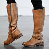 Boots Over The Knee Boots Side Zipper Coarse And Women's Boots Size 40-43 WSIH