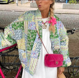 Women's Clothing Explosion Collar Print Cotton