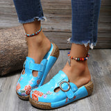 Summer Cool Slippers Women's National Style Candy Color Beach Bag Head Slippers