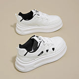 Women's Shoes 2025 New Thick Soles To Increase The Small Casual Sneakers In The Tide Of Students White