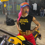 I do My Own Stunts Graphic Tee-Outfit