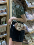Doll Collar Bubble Sleeves Broken Flower T-Shirt Shirt Women 2025 New Summer High-End Small Shirt