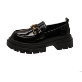Lefy Shoes New Spring And Autumn Senior Women's Shoes Jk Mary Jane Single Shoe College British Wind Small Leather
