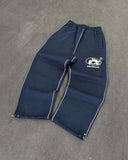 Grip Velvet Embroidered Sweatpants Trapstar Letter Casual Street Youth Plus
