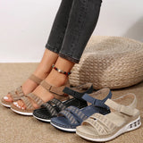New Women's Summer Slopes And Thick-Soled Casual Sandals And Cold Sandal Slides Water Drill With Thick-Soled Sandals
