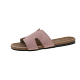 Retro Birkens Slippers Women Wear 2025 Summer H-Type Drag Leisure Flat Cool Slippers Beach