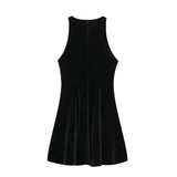 Women's Clothing 2025 Autumn And Winter 2025 New Solid Color Bows Decorated With Sleeveless