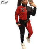 Two Piece Set Women Tracksuit Autumn Fashion Clothes Zip Up Long Sleeve Tops Jacket and Pants Suit Casual Women's Sets