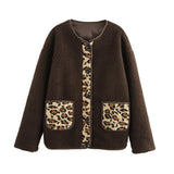 Women's Clothing 2025 Autumn And Winter New Street Fashion Casual Lamb Hair Splicing