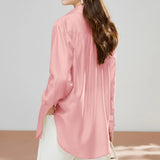 New Sky Silk Sun Protection Shirt Women Summer Long-Sleeved Ice Silk Breathable Cool Blouse Lady Loose