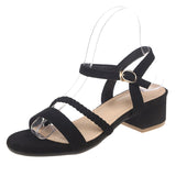 2025 New Female Summer Fairy With Web Celebrity Roman Shoes With A