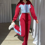 Women's Clothing 2025 Spring New Fashion Hooded Jacket Casual Pants