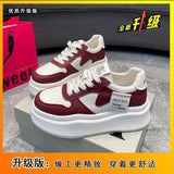 Chinese Small White Shoes Women Low-Heeled Niche Shoes 2025 Summer New Commute To Increase Wear-Resistant Street Shooting Derain