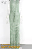 Crochet Cover Ups for Women Sexy Sleeveless Bikini Swimsuit Bathing Suit Side Split Long Beach Dress