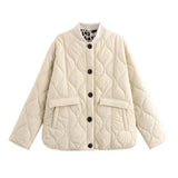 Women's ZA Autumn And Winter New Street Fashion Casual Cotton Cotton