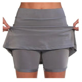 Color Mid-waist Culottes Fresh And Sweet Women's Sports Casual Pants Pockets Short